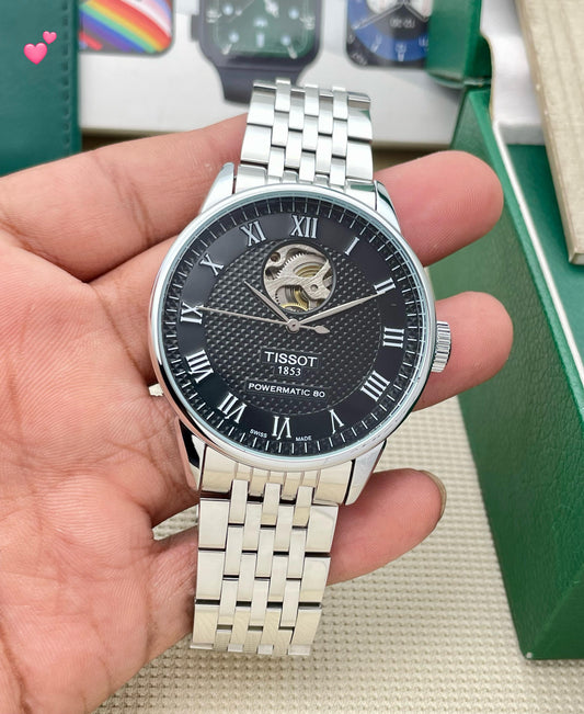 Tissot Powermatic 80 Men's Metal Strap Watch - Premium Quality