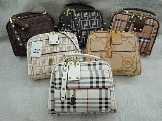 Premium Leather Sling Bag Combo - Multi-Color