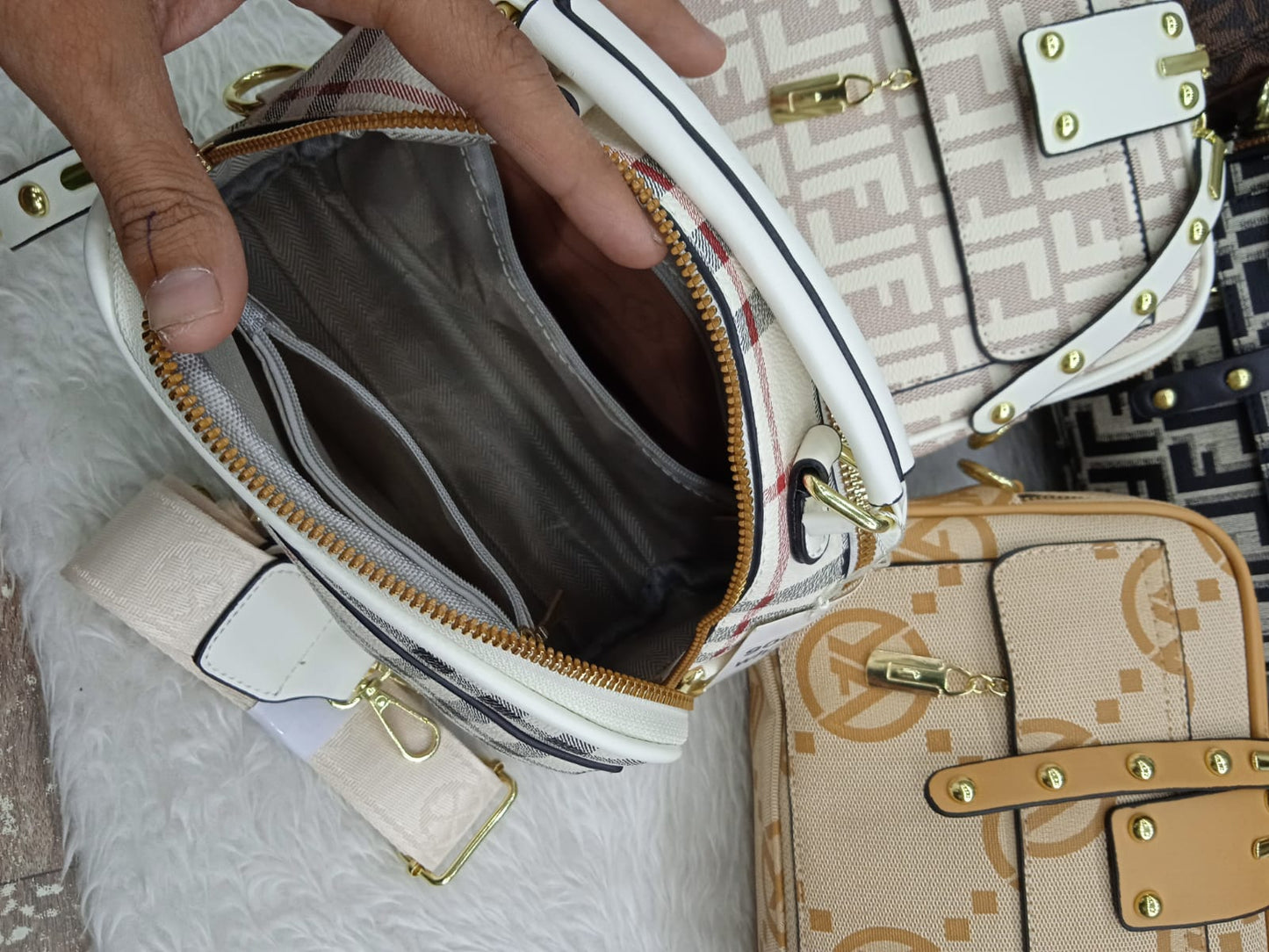 Premium Leather Sling Bag Combo - Multi-Color