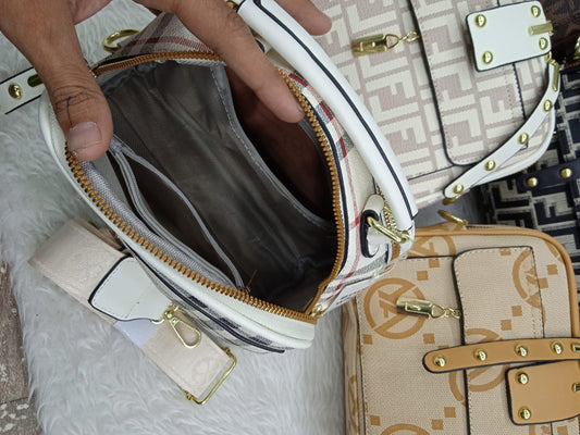 Premium Leather Sling Bag Combo - Multi-Color