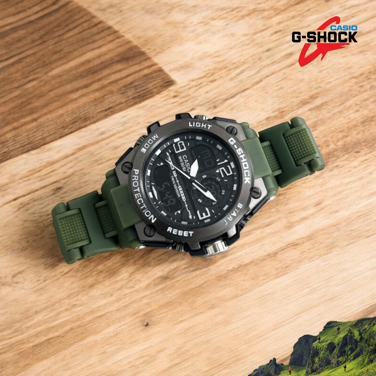 G-Shock Wishfan Military Edition Digital Watch - Premium Quality