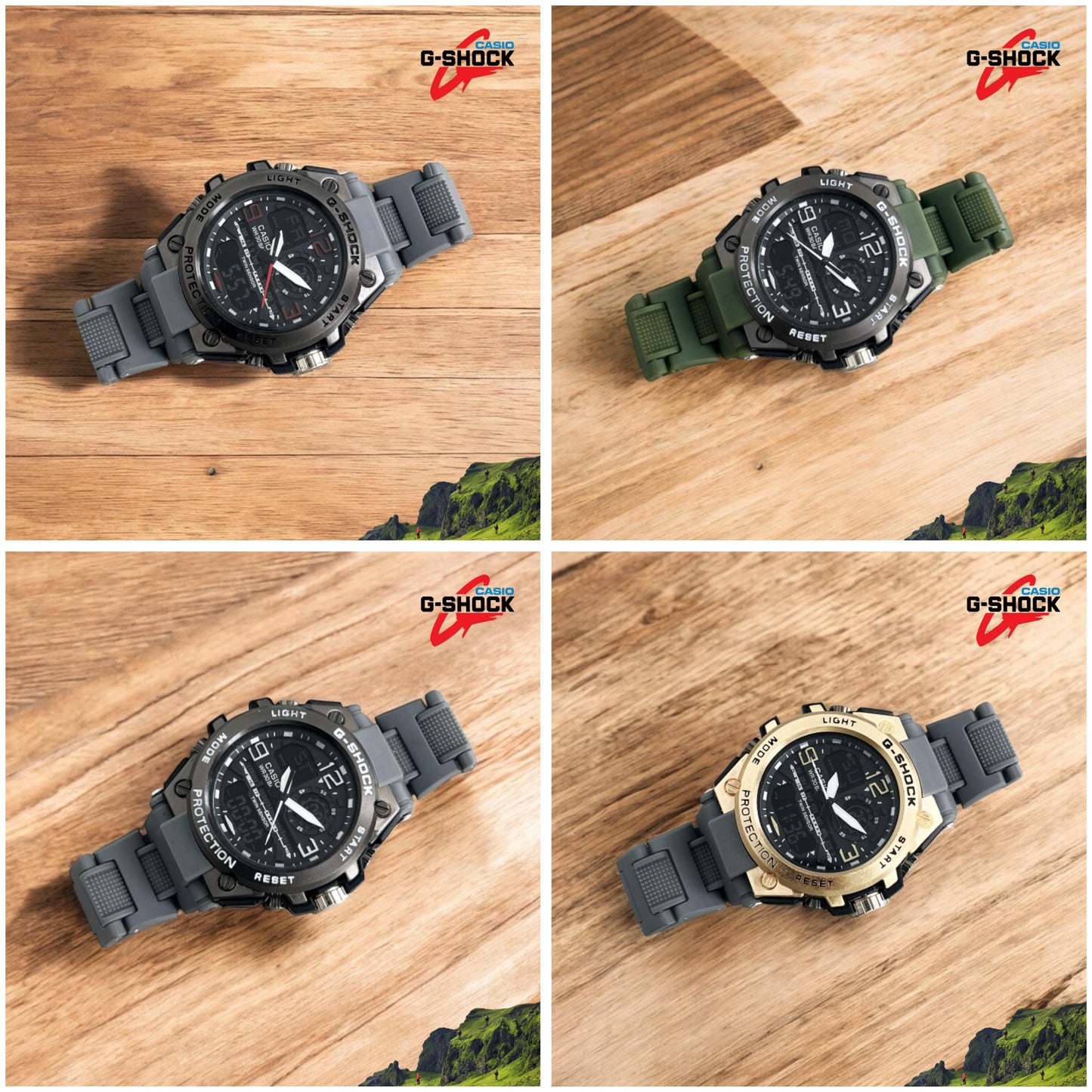 G-Shock Wishfan Military Edition Digital Watch - Premium Quality